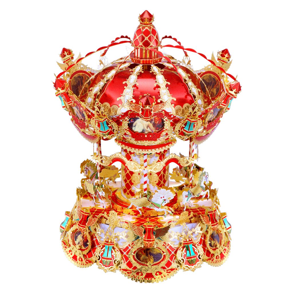 piececool Merry Go Round Music Box - Metal model kits