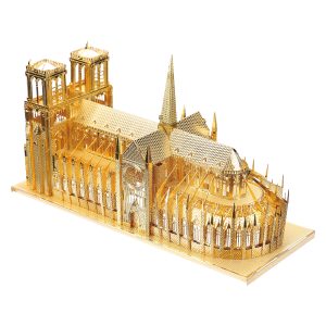 3D Metallpuzzle Sydney Opera House Gold Version Modell Nr P022-G von Piececool 