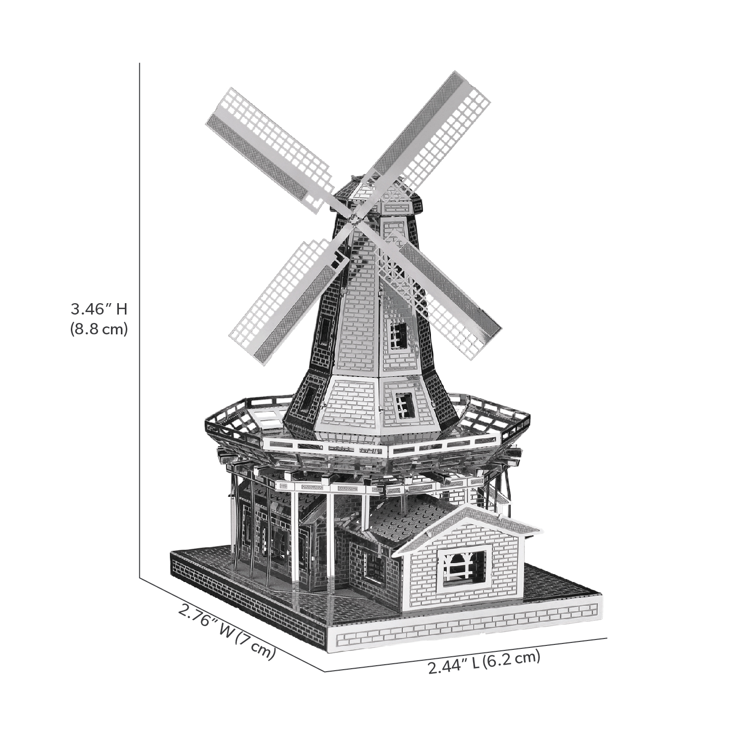 Building Plans for Dutch Industrial Windmills 1850