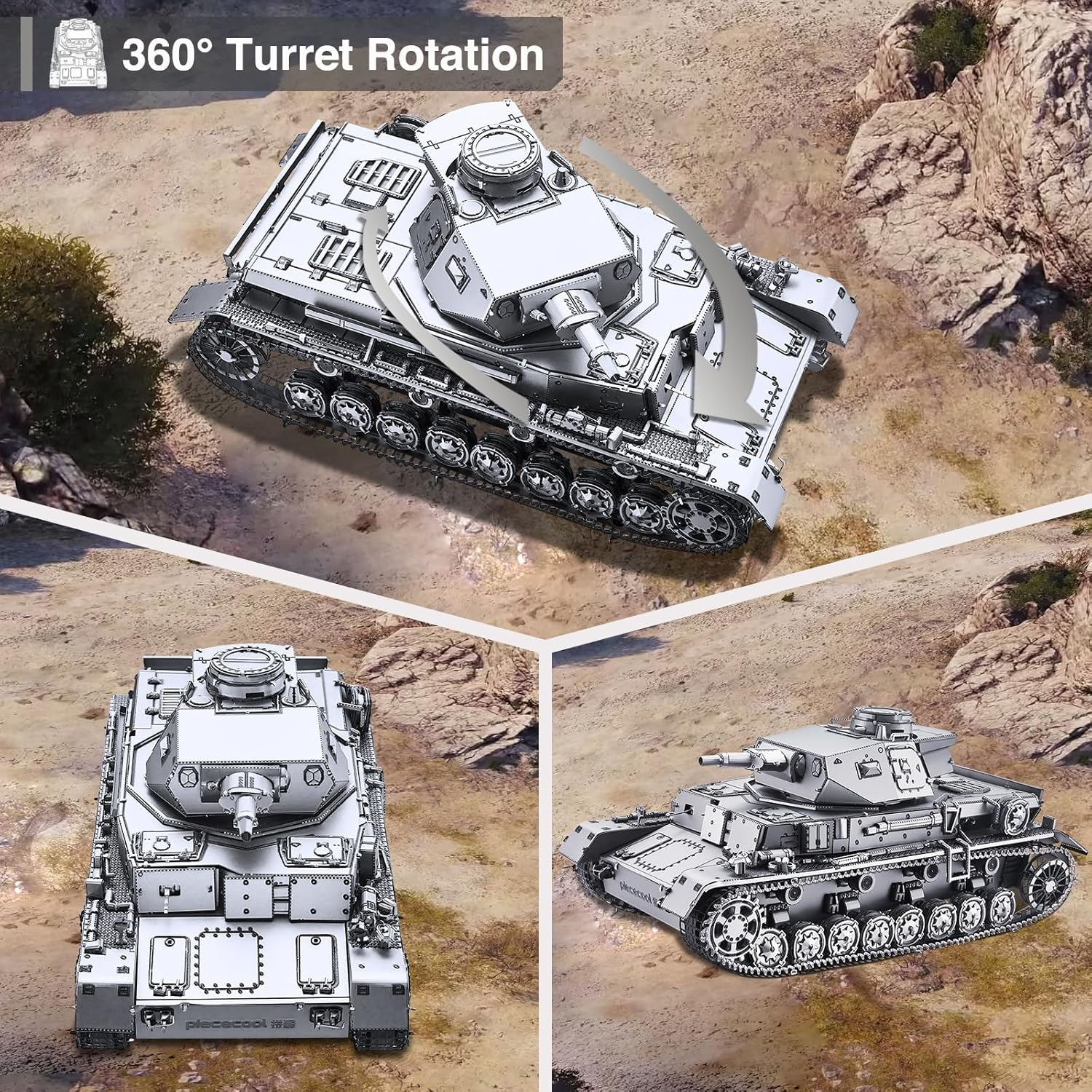 1:48 Panzer IV Tanks D - piececool US 1:48 Panzer IV Tanks D - piececool US