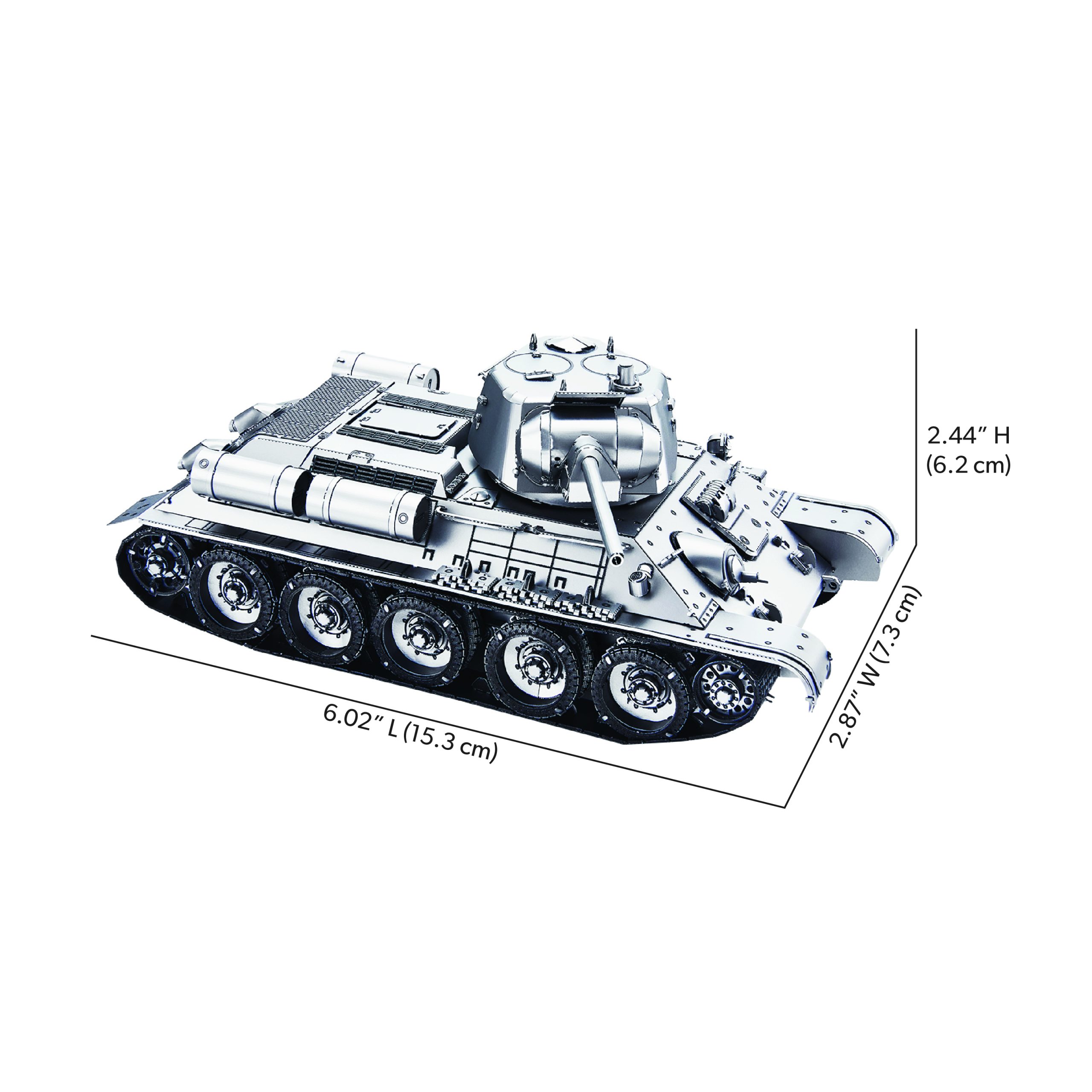 1:48 T-34/76 Medium Tank - piececool US